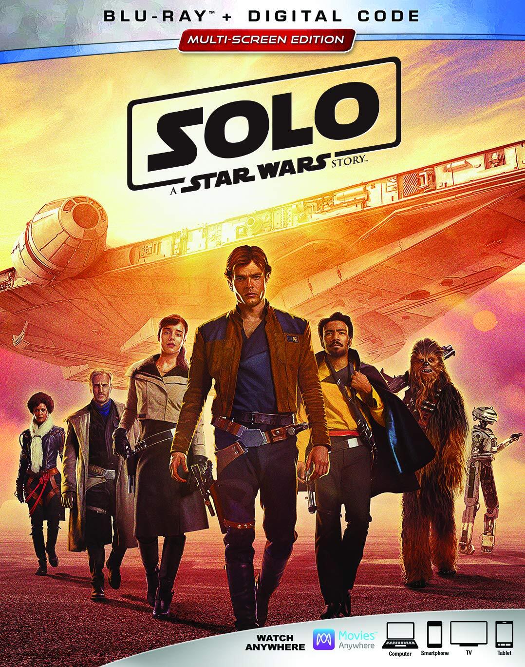 SOLO: A STAR WARS STORY (Blu-ray) Alden Ehrenreich Woody Harrelson Emilia Clarke