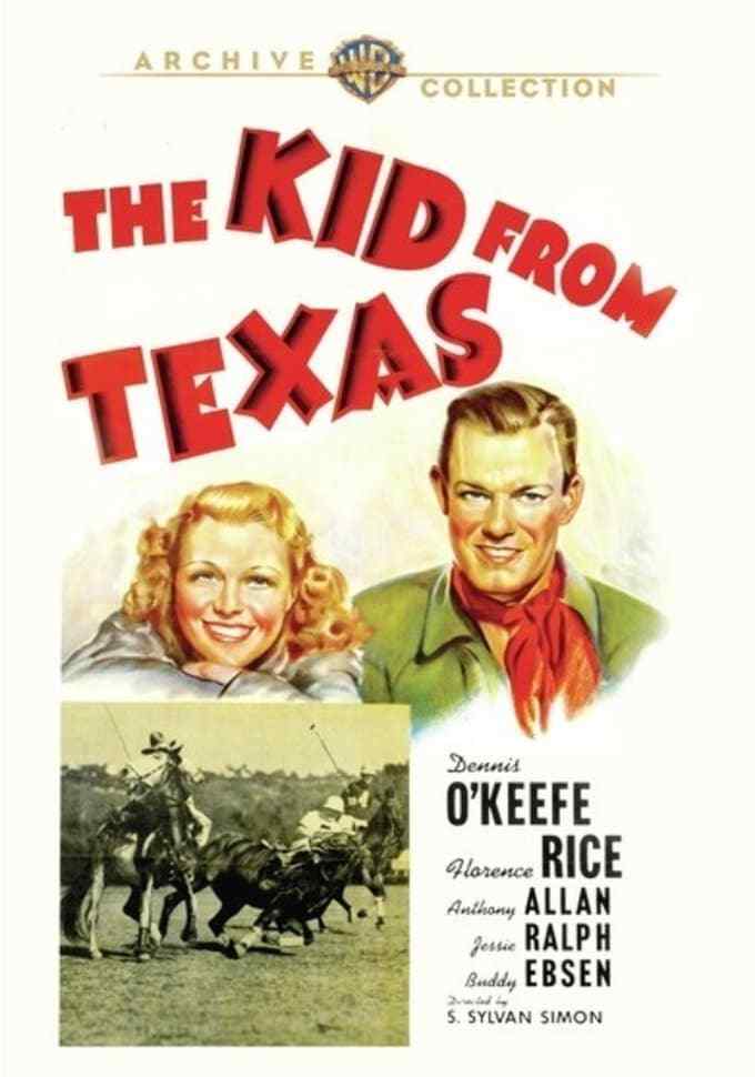 Kid Da Texas DVD 1939 Dennis o' Keefe, Florence Rice, John Hubbard Jessie Ralph