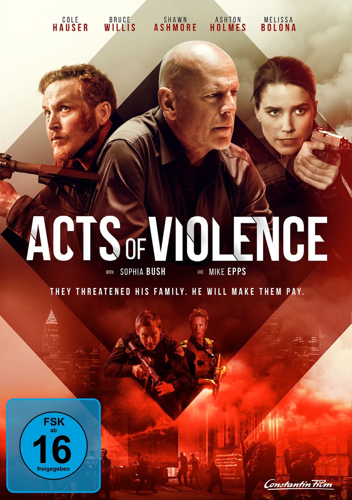 Acts of Violence (DVD) Cole Hauser Bruce Willis Sophia Bush Mike Epps