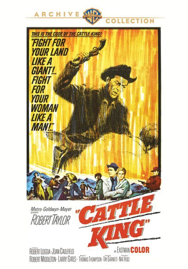 Bestiame King DVD 1963 Robert Taylor Loggia Joan Caulfield Middleton
