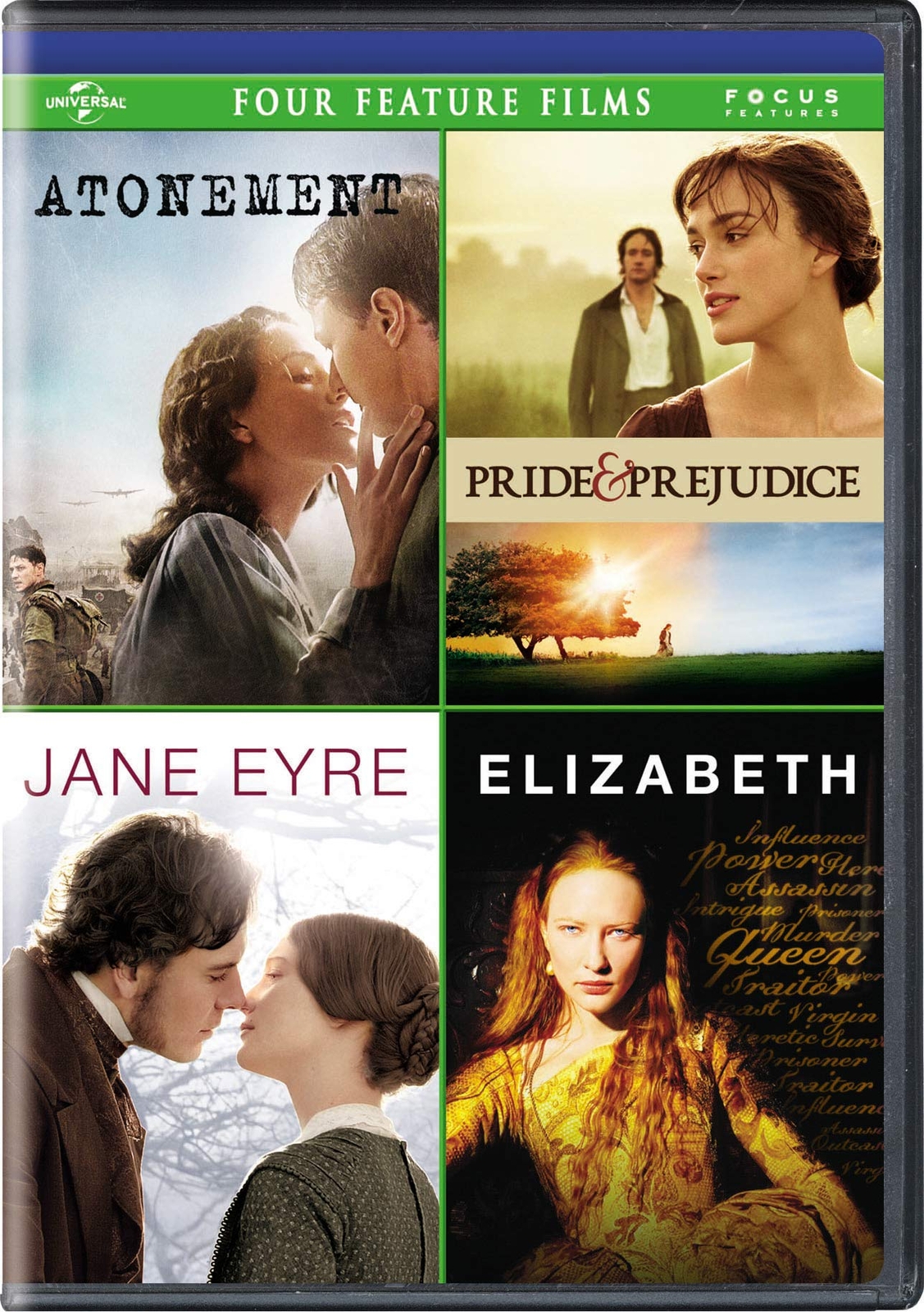 Atonement / Pride & Prejudice / Jane Eyre (4pc) (DVD)