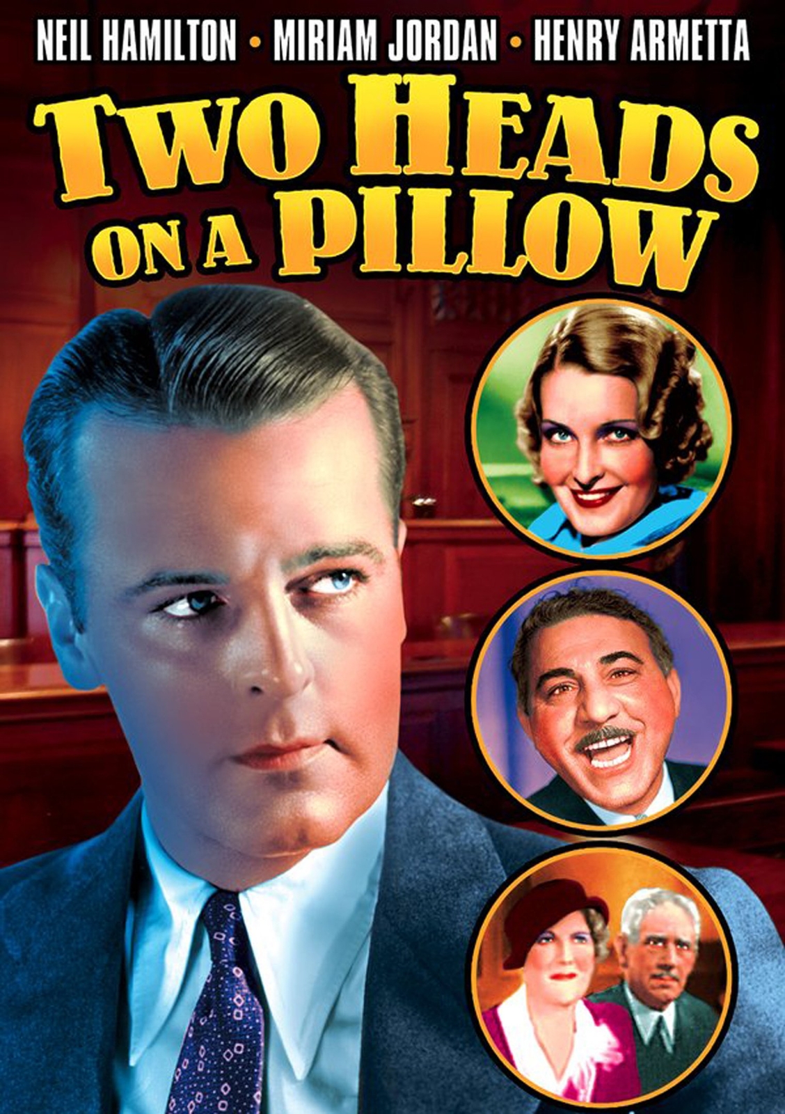 Two Heads on a Pillow (DVD) Neil Hamilton Miriam Jordan Henry Armetta