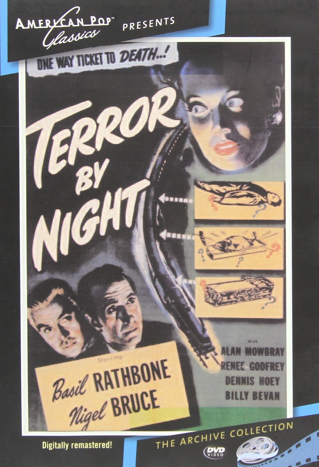 Sherlock Holmes: Terror By Night (DVD) Dennis Holey Nigel Bruce Alan Mowbray