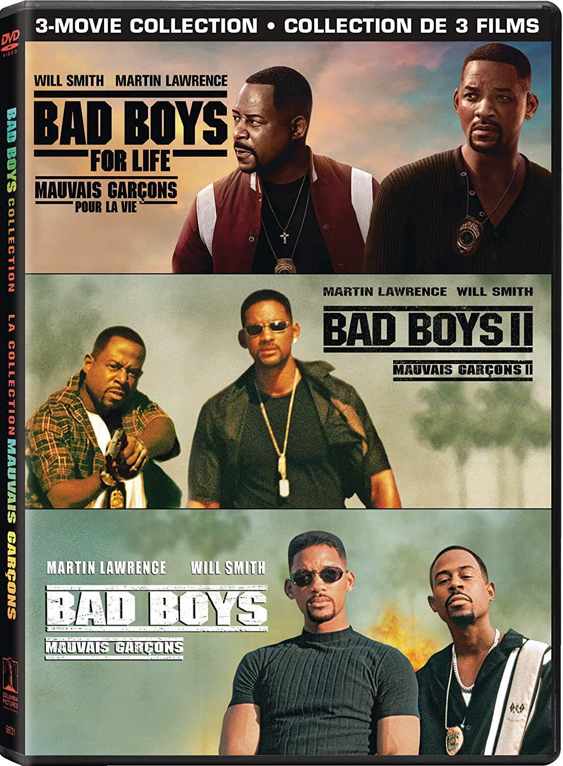 Bad Boys / Bad Boys II / Bad Boys for Life (DVD) Will Smith Martin Lawrence