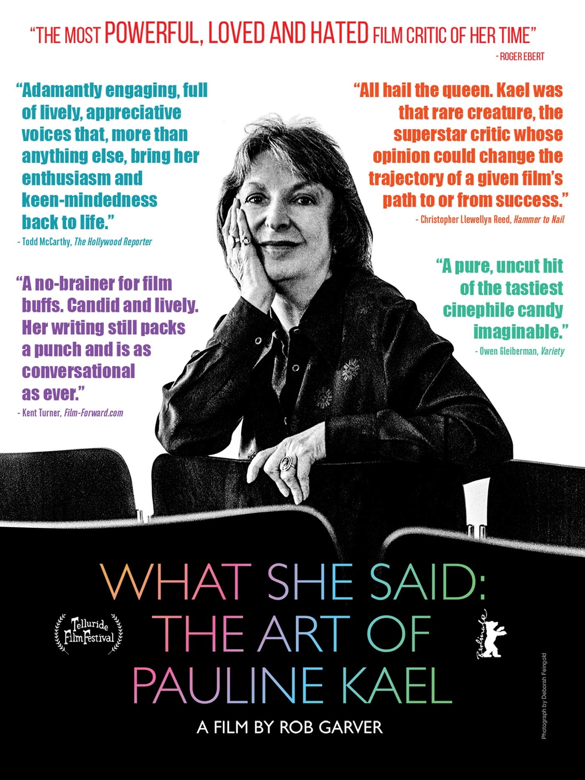What She Said: The Art Of Pauline Kael (DVD) Sarah Jessica Parker Alec Baldwin