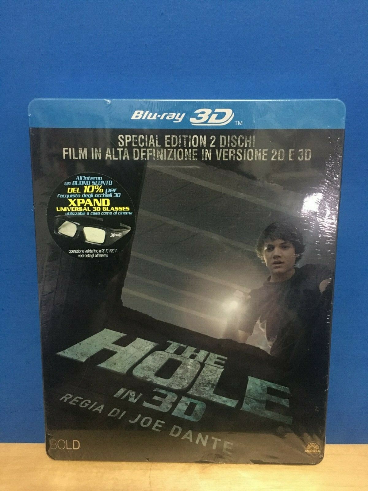 The Hole - 2D+3D - SteelBook - Blu-Ray + Blu-Ray 3D + Occhialini 3D - NUOVO
