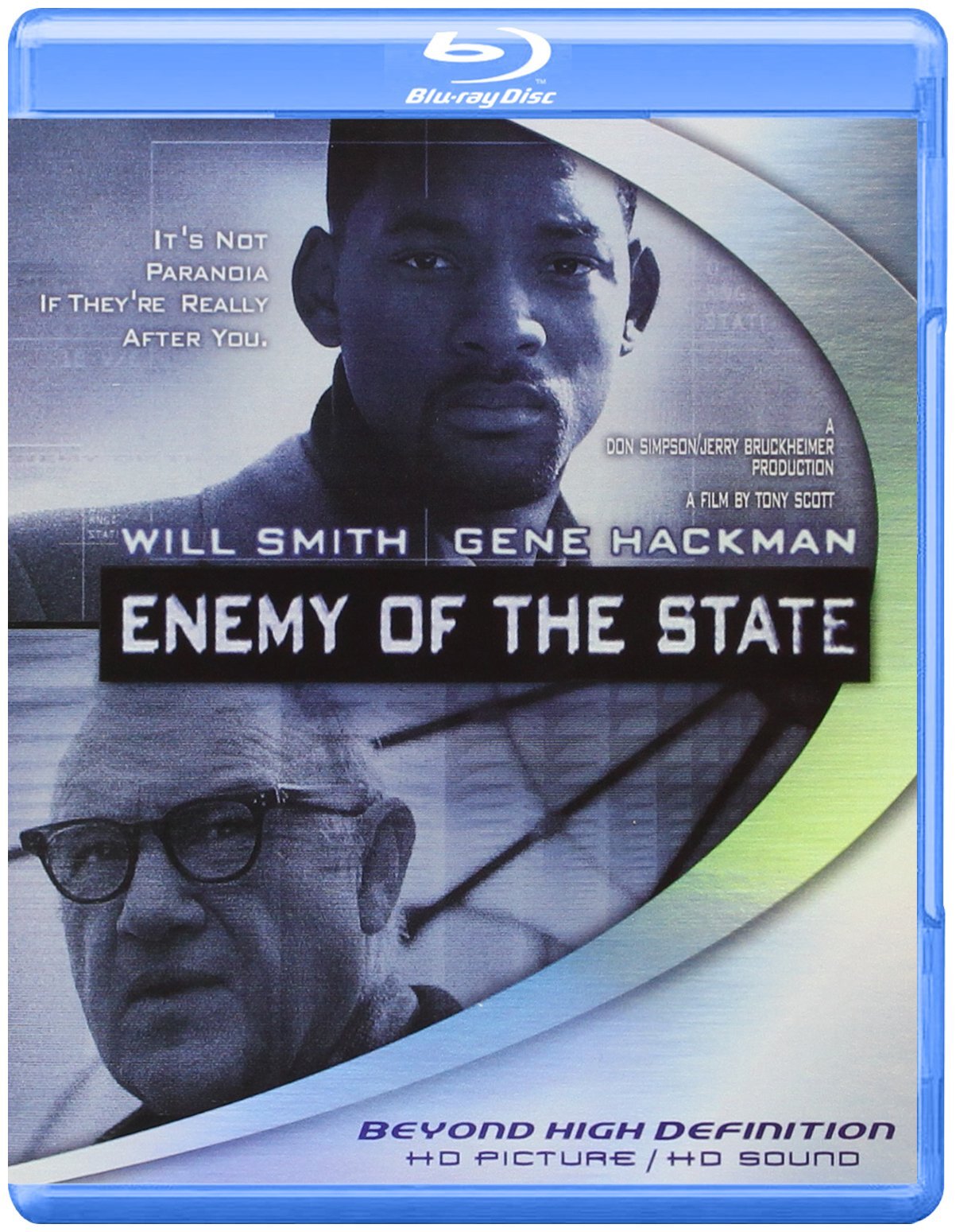 Enemy of the State [Blu-ray] (Blu-ray) Will Smith Gene Hackman Jon Voight