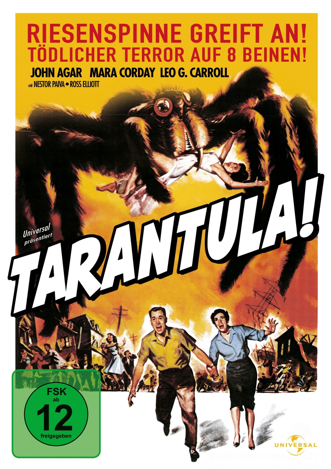 Tarantula (DVD) John Agar Mara Corday Leo G. Carroll Nestor Paiva Ross Elliott