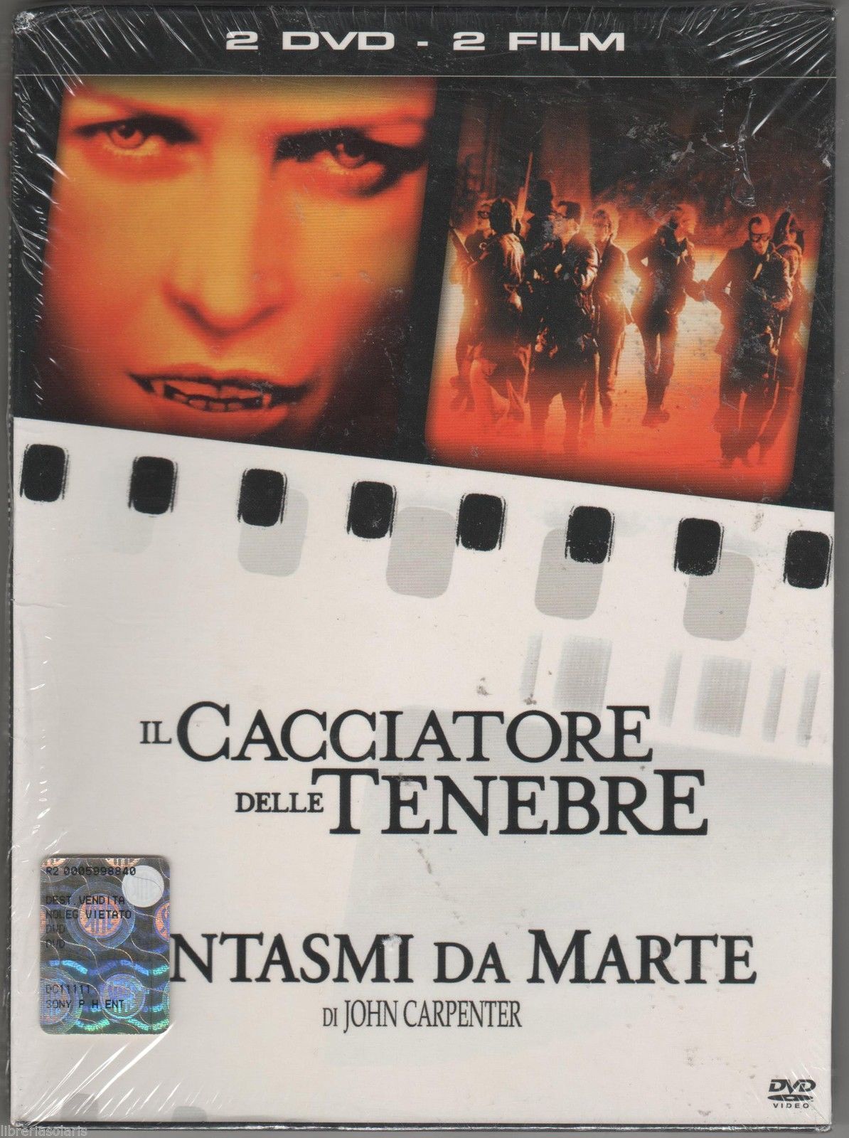 IL CACCIATORE DELLE TENEBRE - FANTASMI DA MARTE di Carpenter  2 DVD - NUOVO