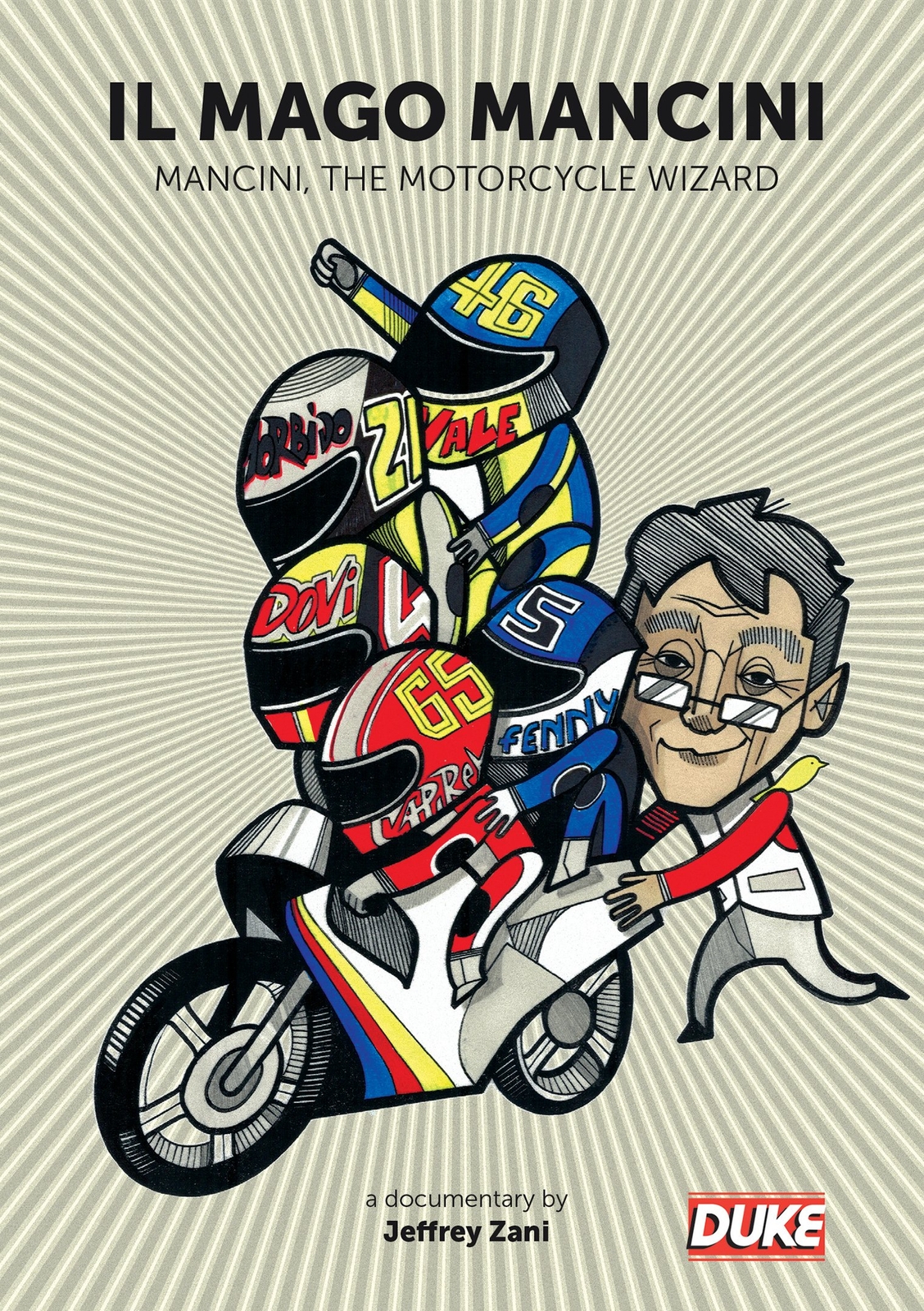 Mancini, The Motorcycle Wizard (DVD) Valentino Rossi Loris Capirossi