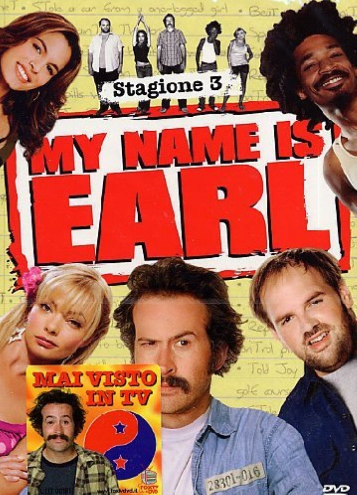 COFANETTO DVD - MY NAME IS EARL SERIE STAGIONE 3 SERIE TV (4 DVD) - Nuovo!!