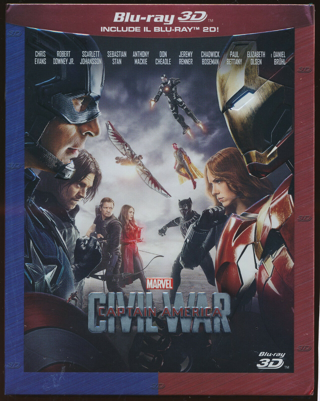 EBOND Captain America Civil War Blu-ray 3d + Blu-ray D271003