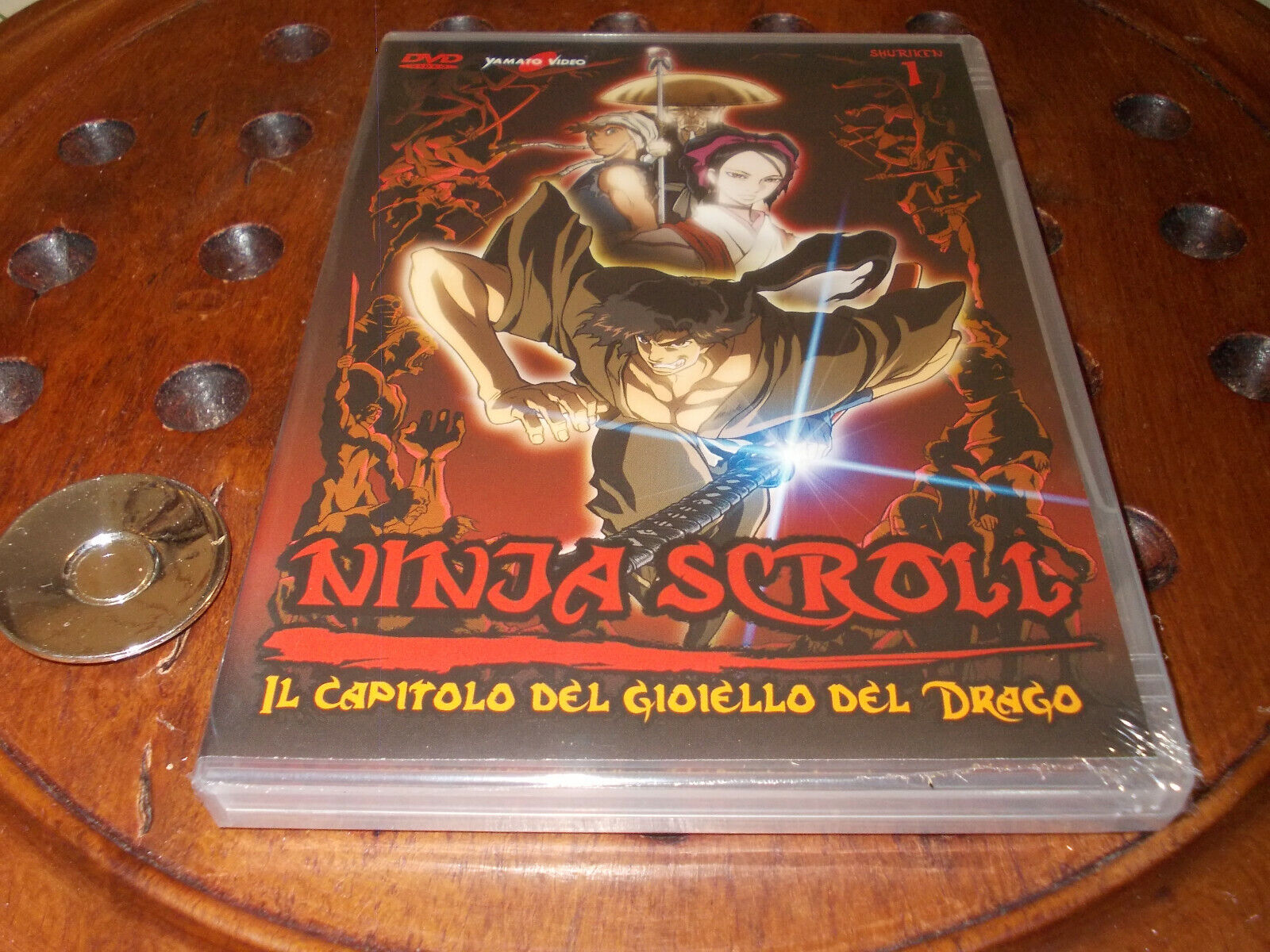 Ninja scroll Il capitolo del Gioiello del Drago Ep 1-4   Dvd  .... Nuovo