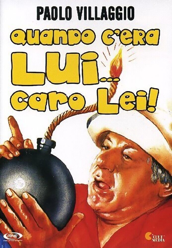 Dvd QUANDO C'ERA LUI CARO LEI con Paolo Villaggio nuovo sigillato 1978