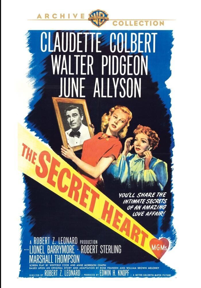The Secret Heart (DVD) Claudette Colbert Walter Pidgeon June Allyson