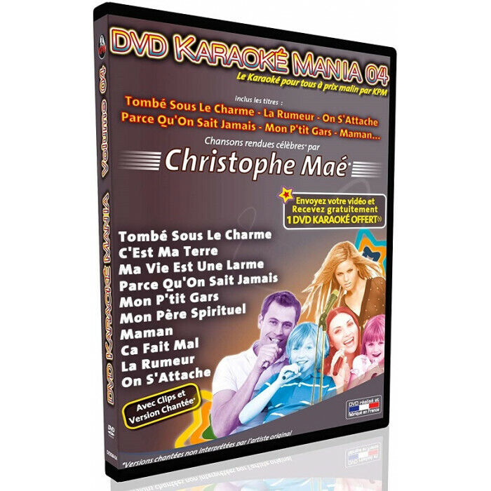 Karaoke Mania Volume 04 Cristoforo Mae DVD Nuova