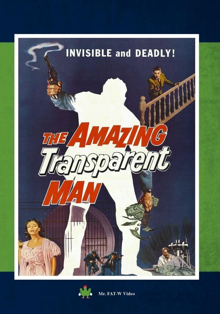 The Amazing Transparent Man (DVD) Patrick Cranshaw Stacy Morgan Ivan Triesault