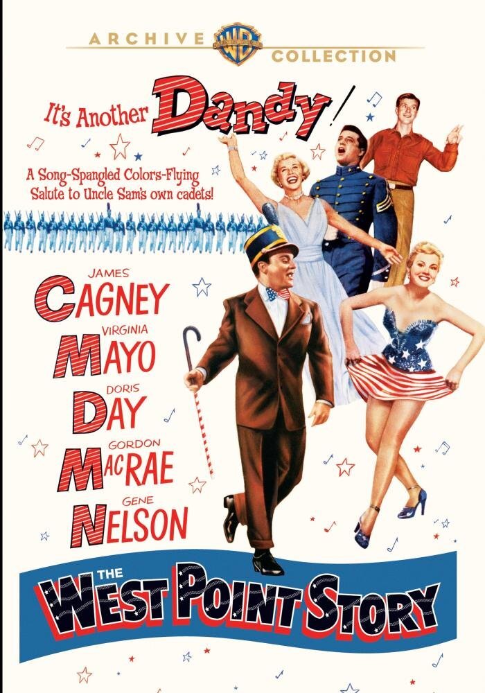 The West Point Story (DVD) James Cagney Virginia Mayo Doris Day Gordon MacRae