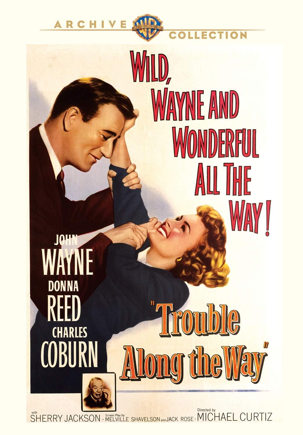 Trouble Along The Way (DVD) Connors John Wayne Donna Reed Charles Coburn