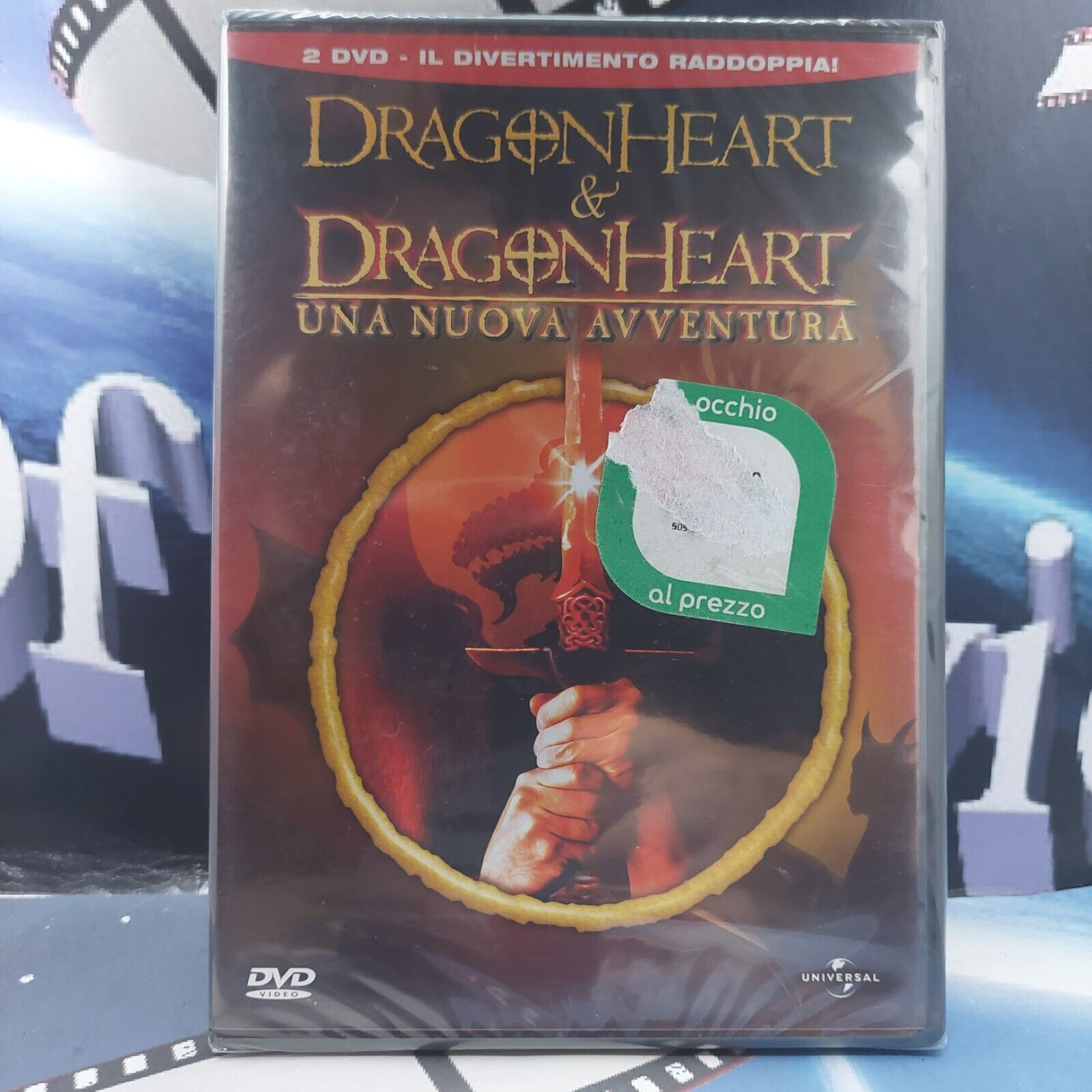 Dragonheart 1 e 2 - 2 DVD  *NUOVO*