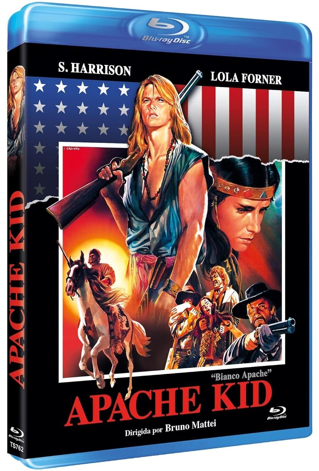 Apache Kid (Bianco Apache) Bruno Mattei 1986, Blu-ray- Import audio italiano