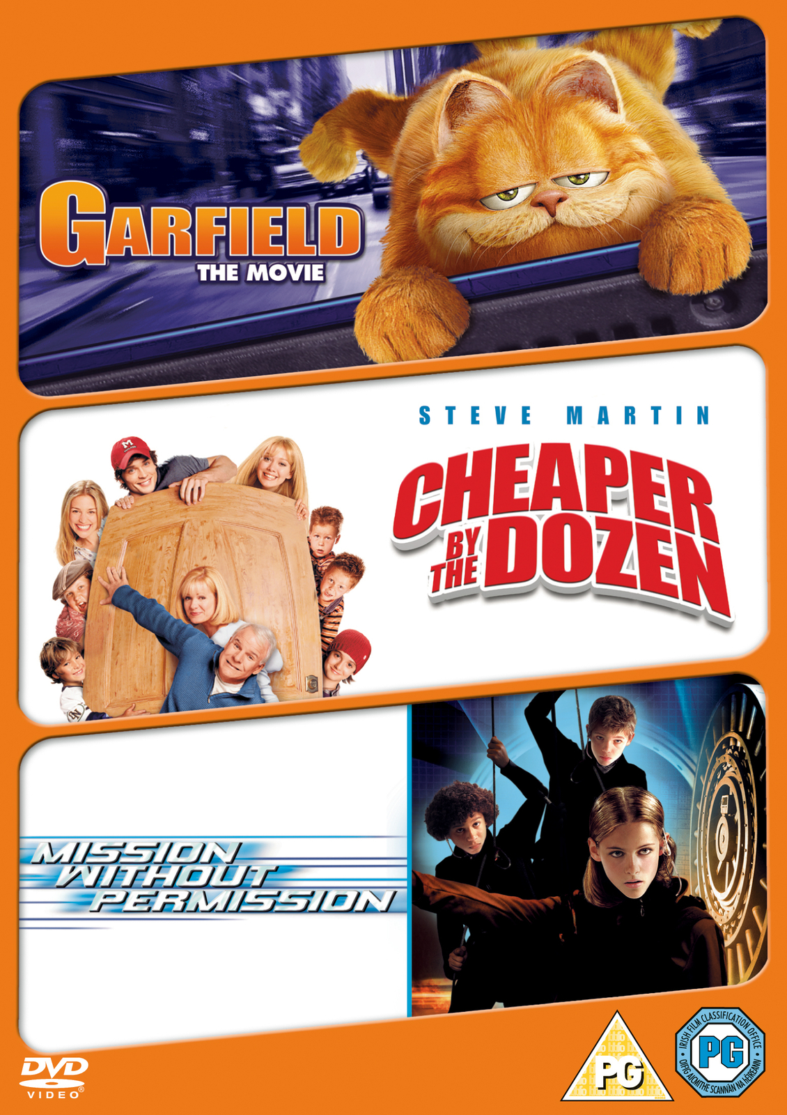 Garfield: The Movie/Cheaper By the Dozen/Mission Without... (DVD) Tom Welling