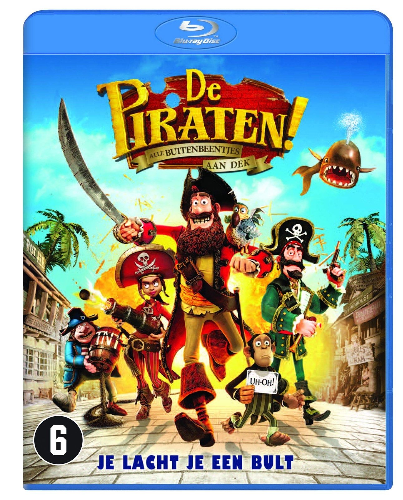 De Piraten! Alle Buitenbeentjes Aan Dek 2012 (Blu-ray)