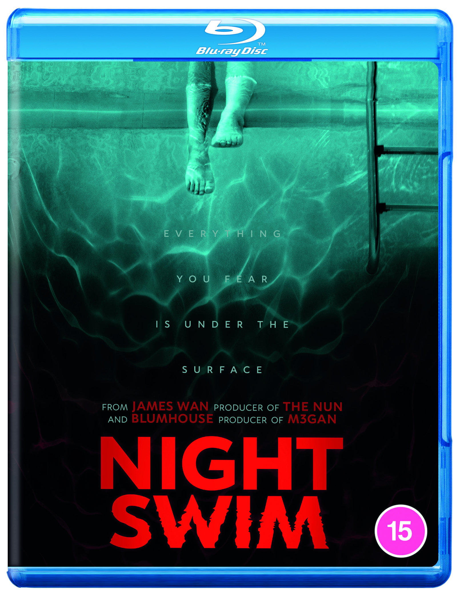 Night Swim (Blu-ray) Wyatt Russell Amelie Hoeferle Gavin Warren Jodi Long