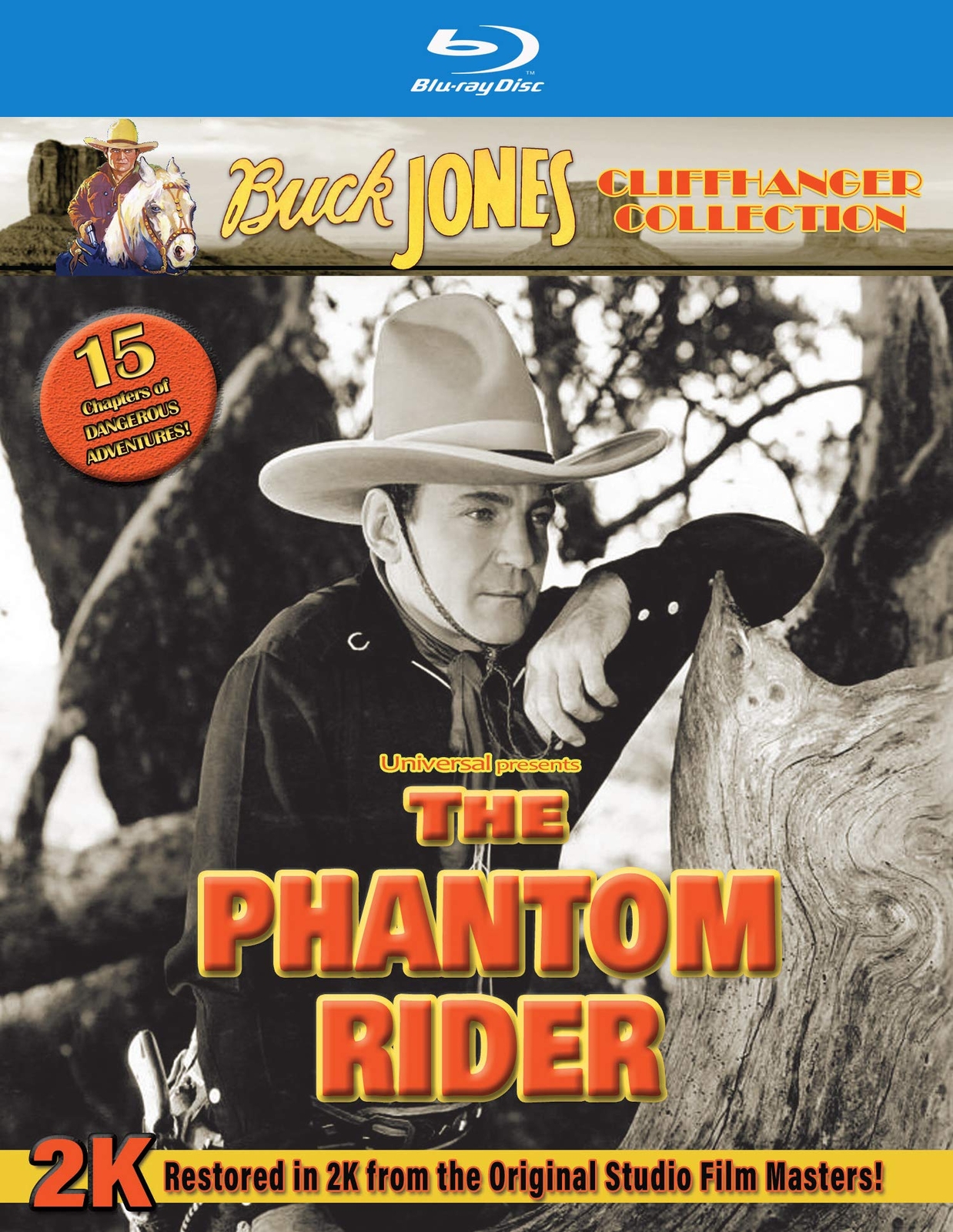 The Phantom Rider (Blu-ray) Buck Jones Marla Shelton Diana Gibson Harry Woods
