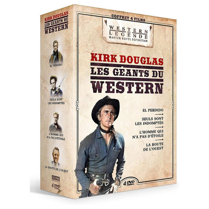 Kirk Douglas Le Giganti Del Western Cofanetto DVD Nuova