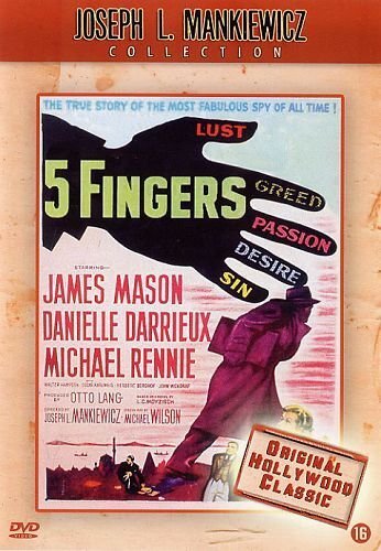 5 fingers (DVD) James Mason Danielle Darrieux Michael Rennie Walter Hampden