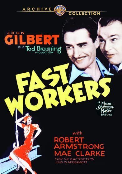 Fast Workers (DVD) John Gilbert Mae Clarke Robert Armstrong
