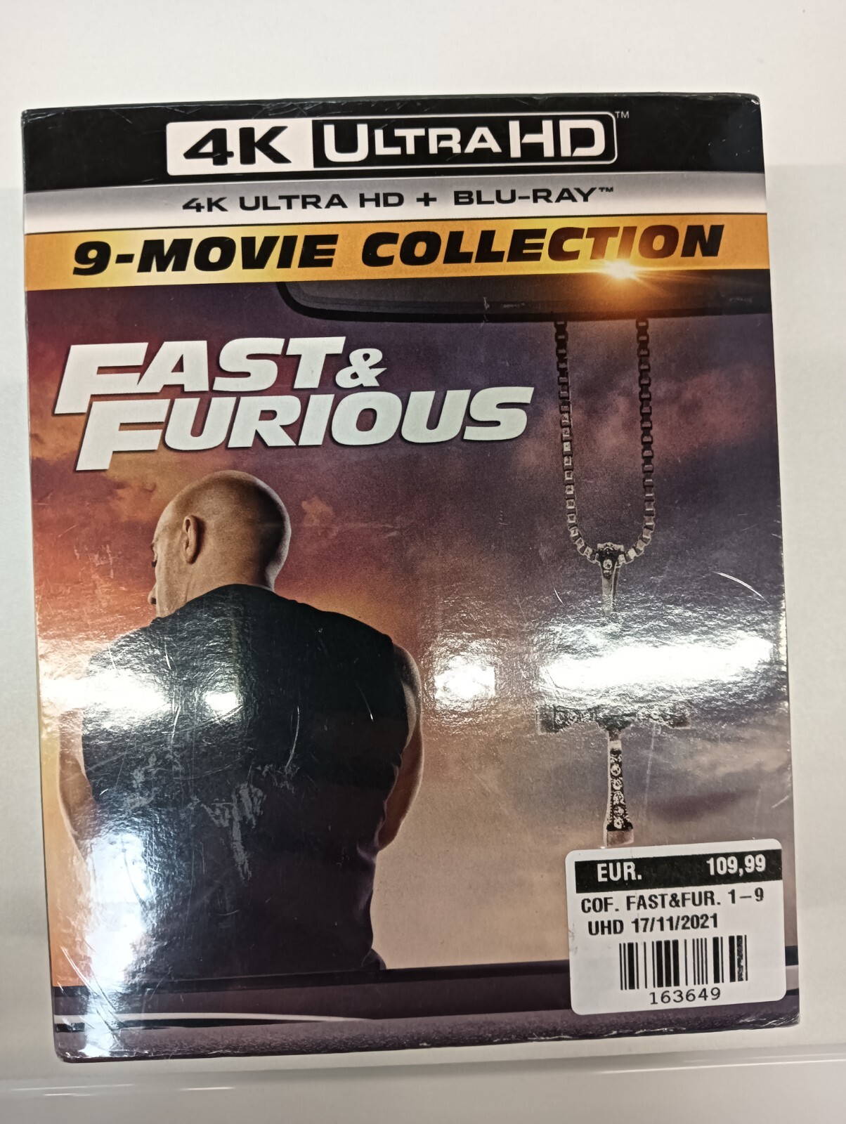 FAST & FURIOUS Cofanetto 9 Film 4K - The Fast Saga (18 BLU-RAY 4K + Blu-ray)