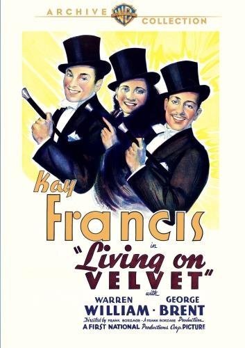 Living On Velvet (DVD) Warren William George Brent Kay Francis