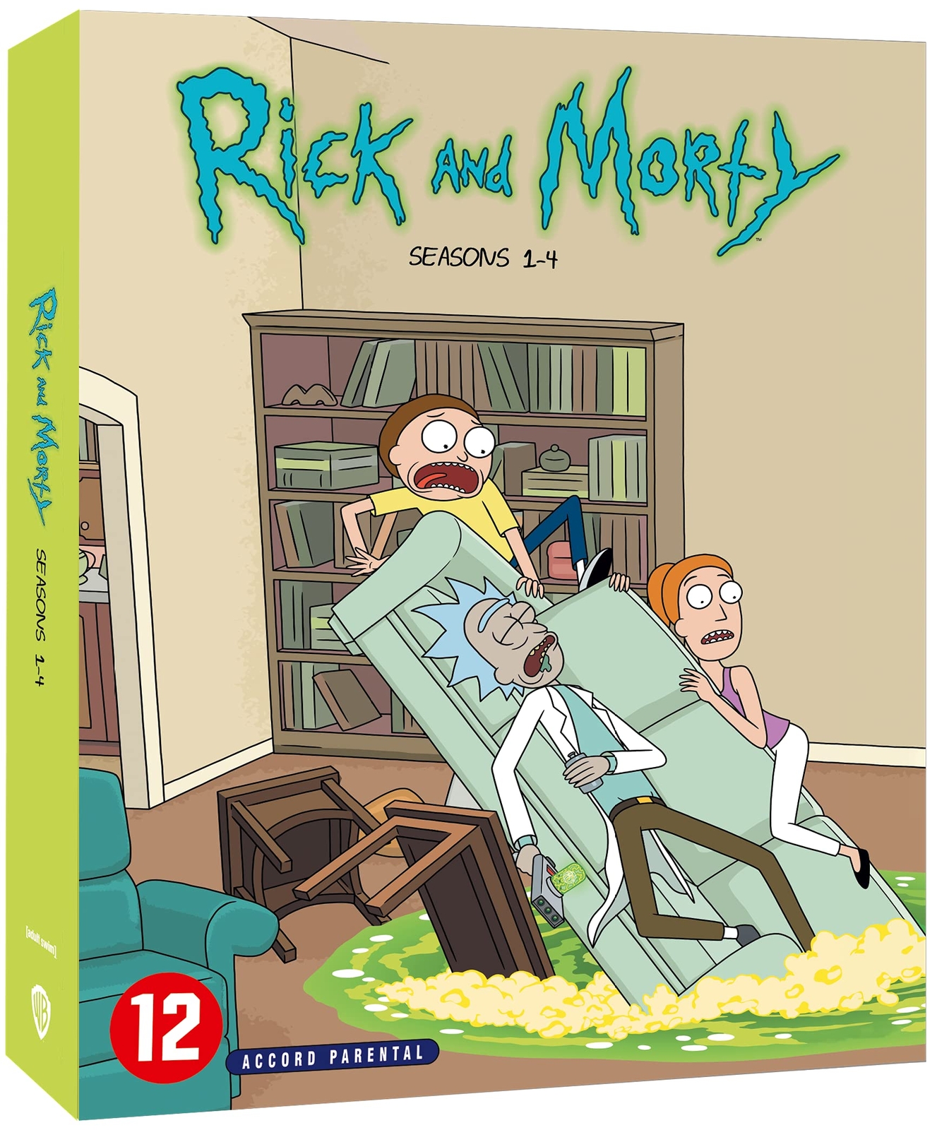 Rick & morty, saisons 1 à 4 (DVD) Roiland Justin Grammer Spencer Chalke Sarah