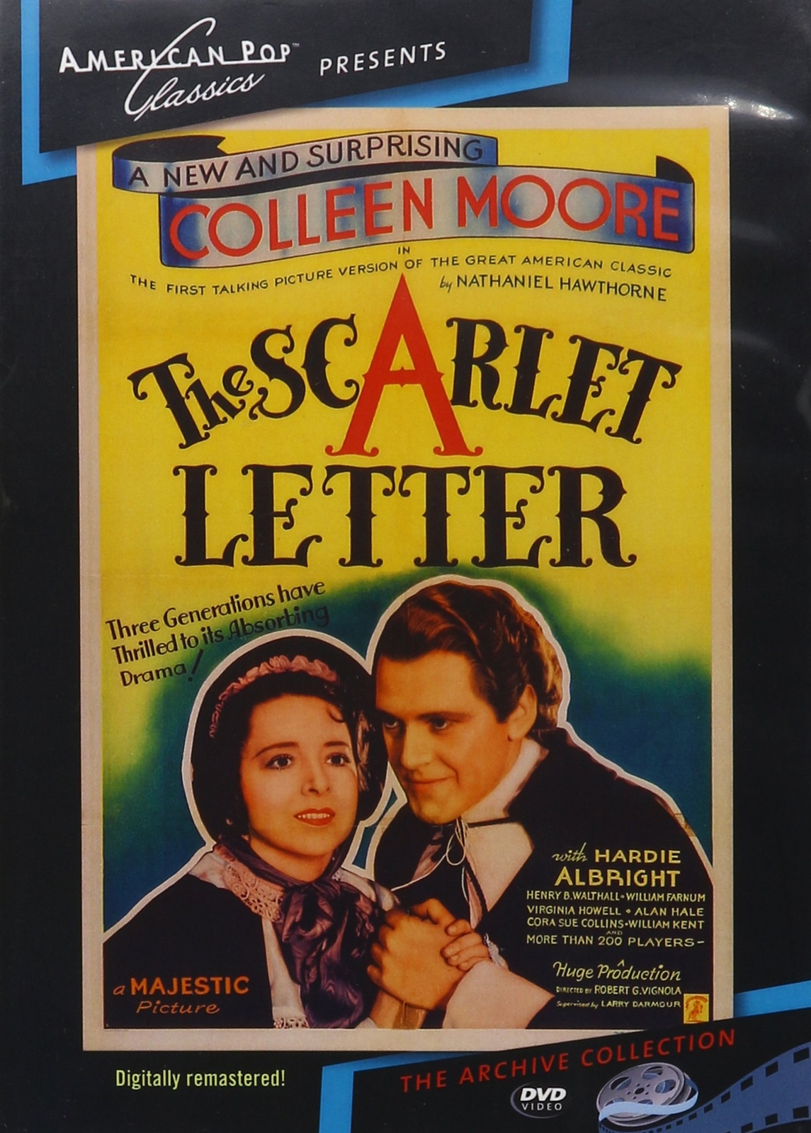 Scarlet Letter (DVD) Colleen Moore Hardie Albright Henry B Walthall