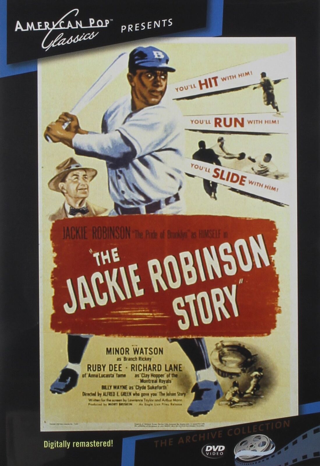 The Jackie Robinson Story (DVD) Jackie Robinson Ruby Dee