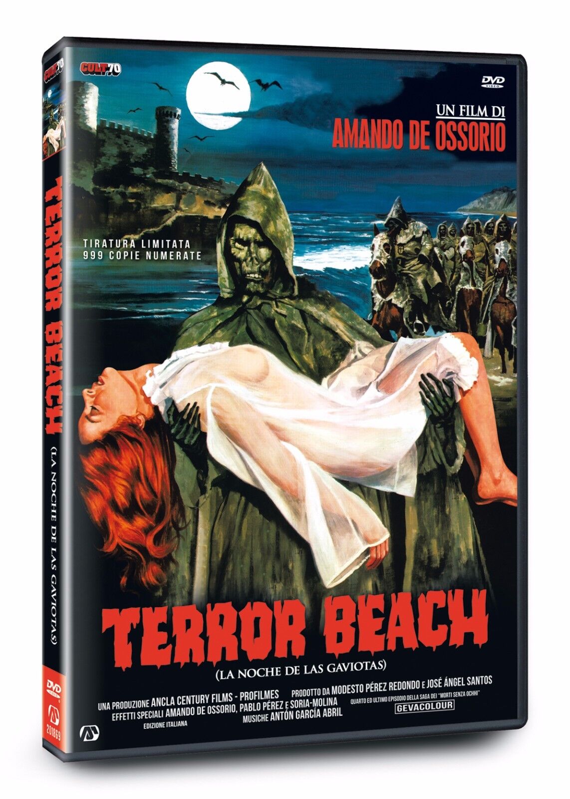 TERROR BEACH Armando De Ossorio (1975) La notte dei resuscitati ciechi DVD nuovo