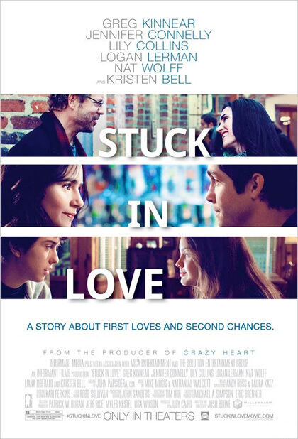 Blu Ray  STUCK IN LOVE (2012) Con Jennifer Connelly bollino noleg- Blu Ray Nuovo