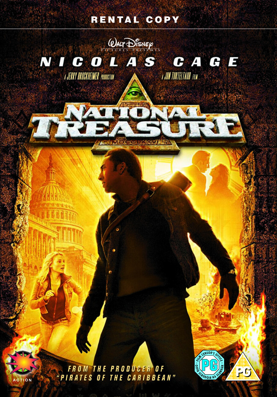 National Treasure (DVD) Justin Bartha Diane Kruger David Dayan Fisher Jon Voight