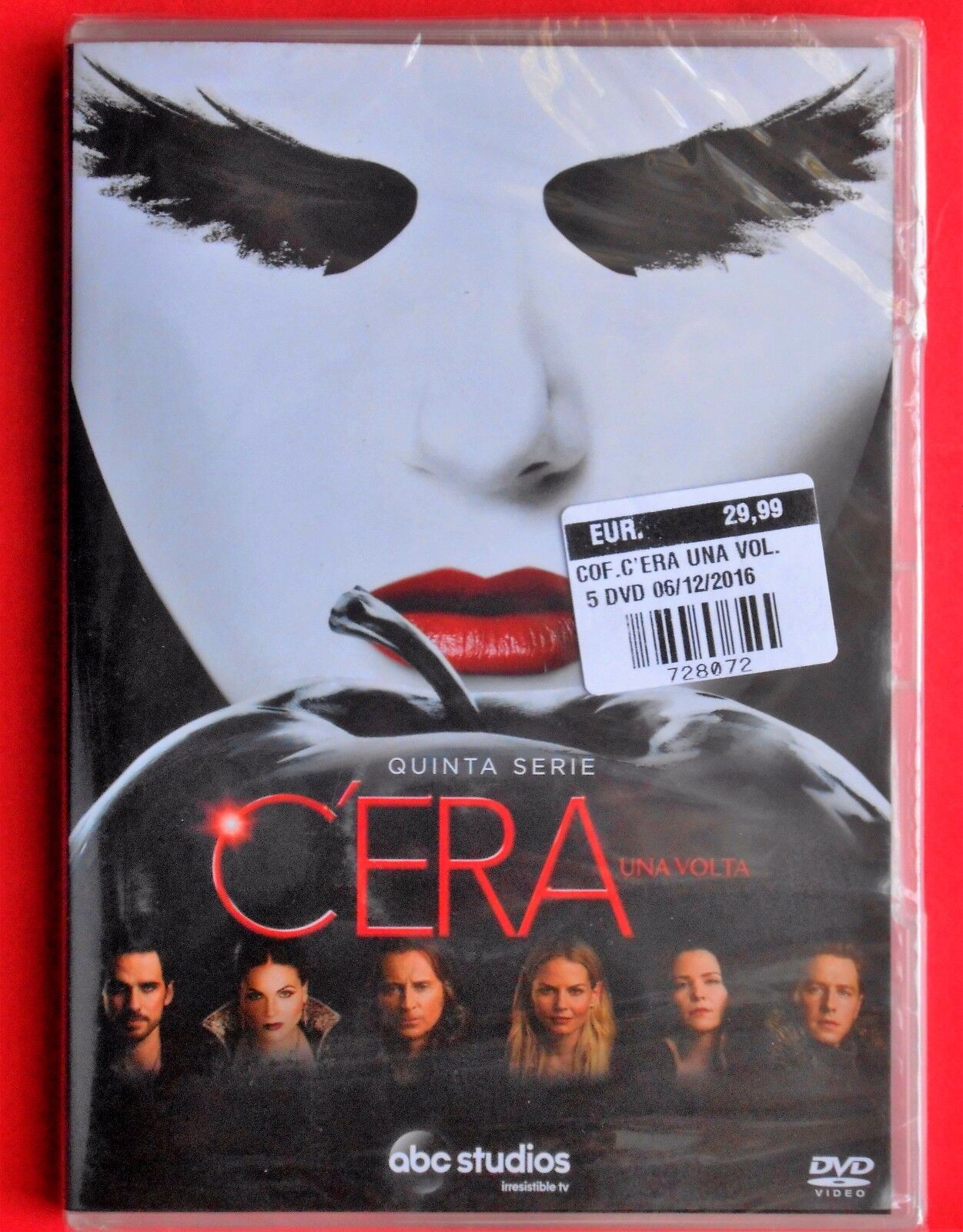 box set 6 dvd c'era una volta quinta serie once upon a time box 5 lana parrilla