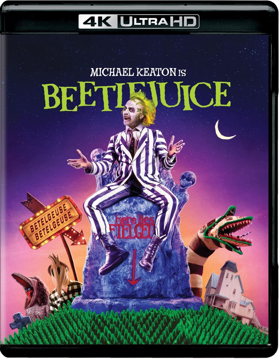 Beetlejuice 4K UHD (4K UHD Blu-ray) Michael Keaton Alec Baldwin Geena Davis