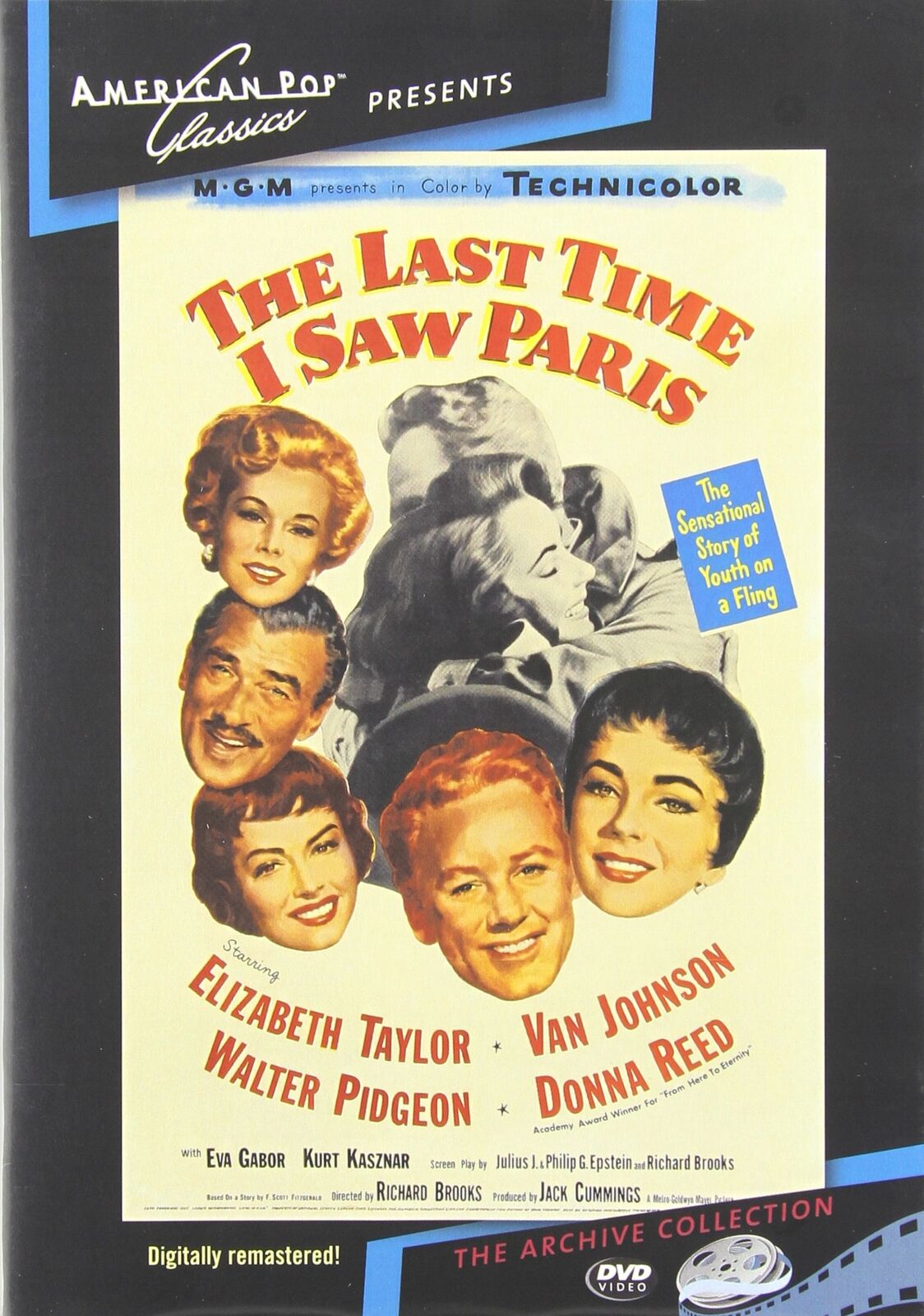 Last Time I Saw Paris (DVD) Elizabeth Taylor Van Johnson