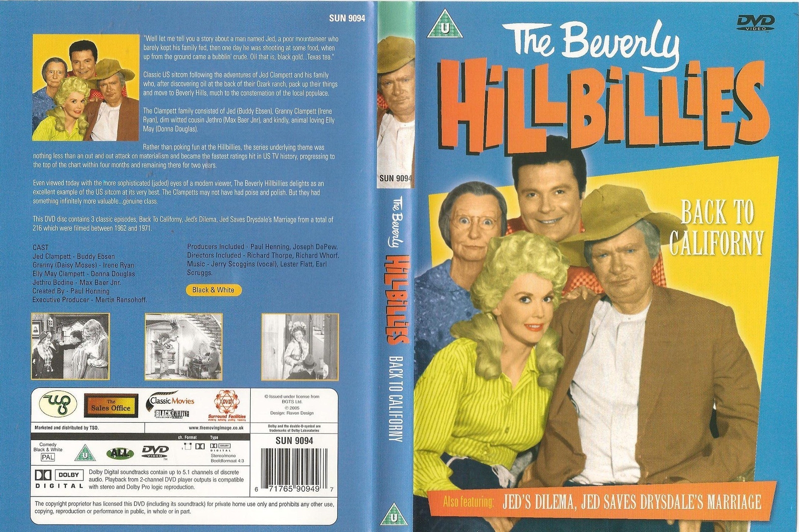 Beverly Hillbillies - Back To Californy (Import) DVD NUOVO