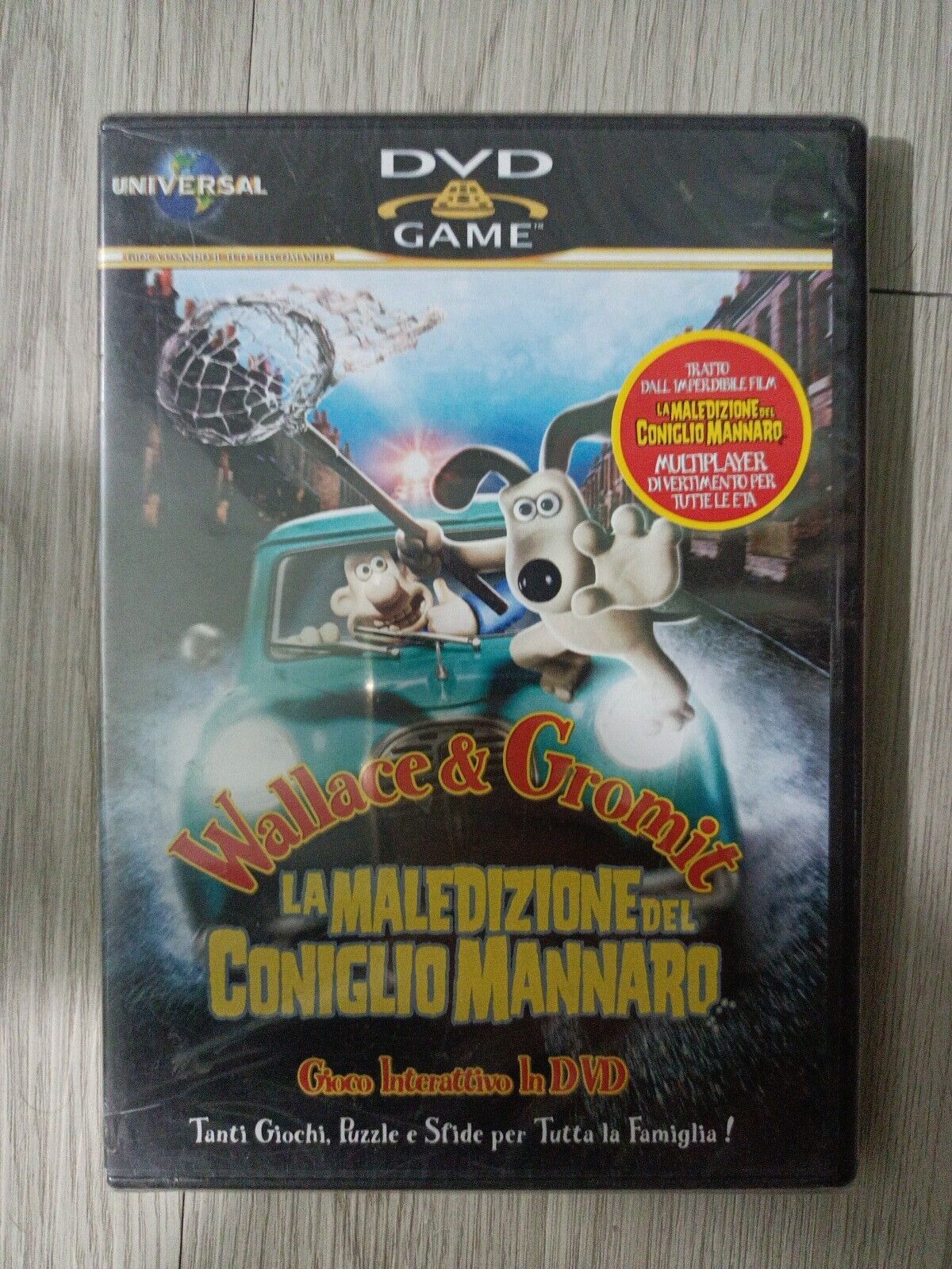 DVD WALLACE E GROMIT - LA MALEDIZIONE DEL CONIGLIO MANNARO Gioco NUOVO