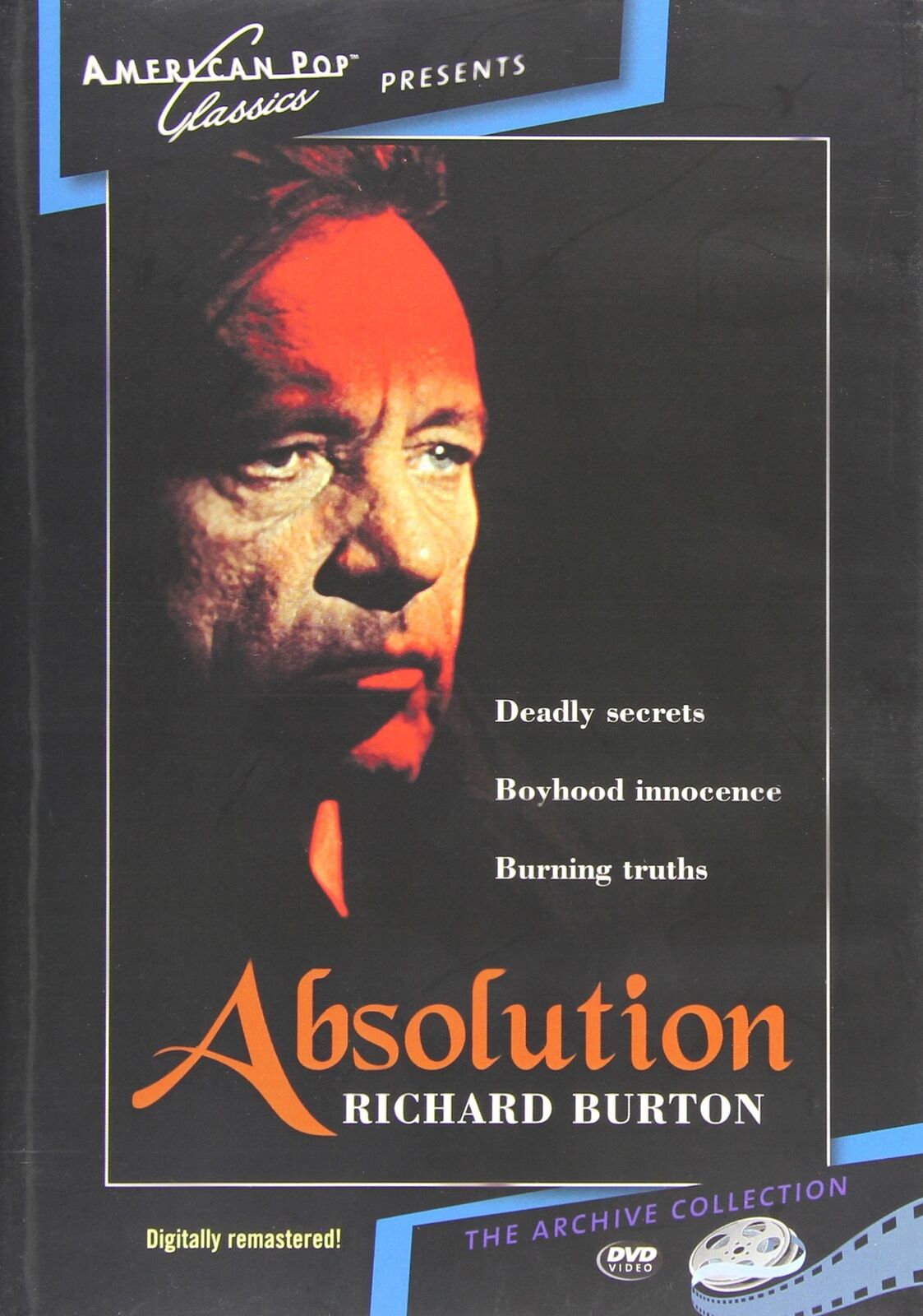 Absolution (DVD) Richard Burton Andrew Keir Dominic Guard