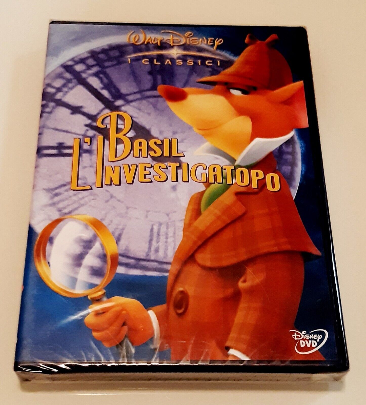 BASIL L'INVESTIGATOPO DVD OLOGRAMMA RETTANGOLARE NUOVO SIGILLATO