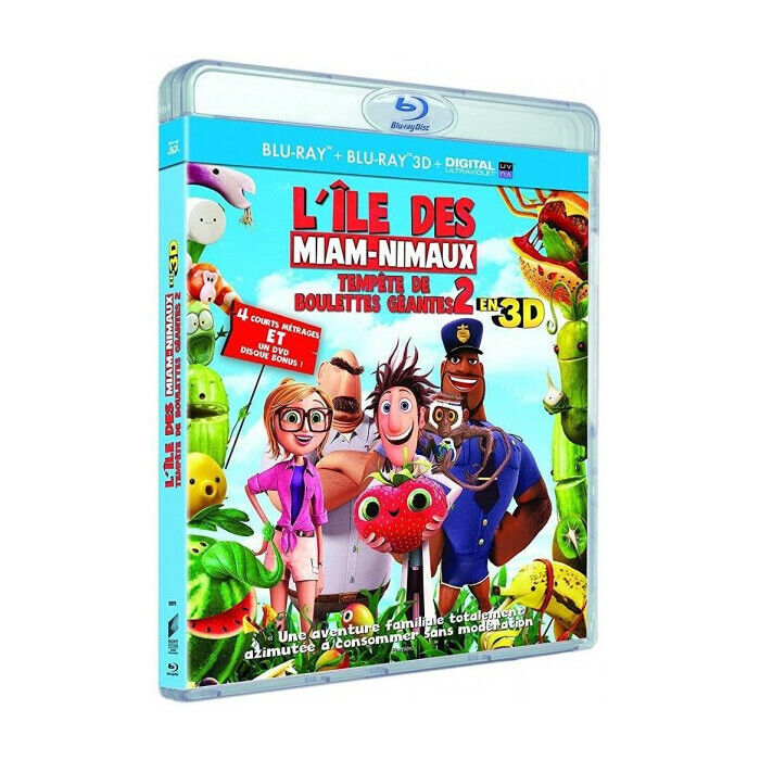 Tempesta Di Pellets Giganti 2 ISOLA Des Yum-Chiami Blu-Ray+Blu-Ray 3D+DVD
