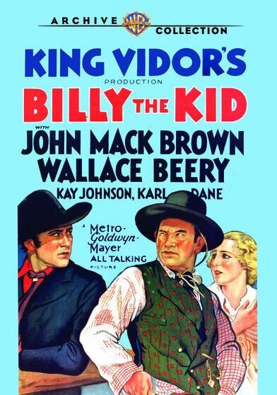 Billy The Kid (DVD) John Mack Brown Karl Dane Kay Johnson Wallace Beery