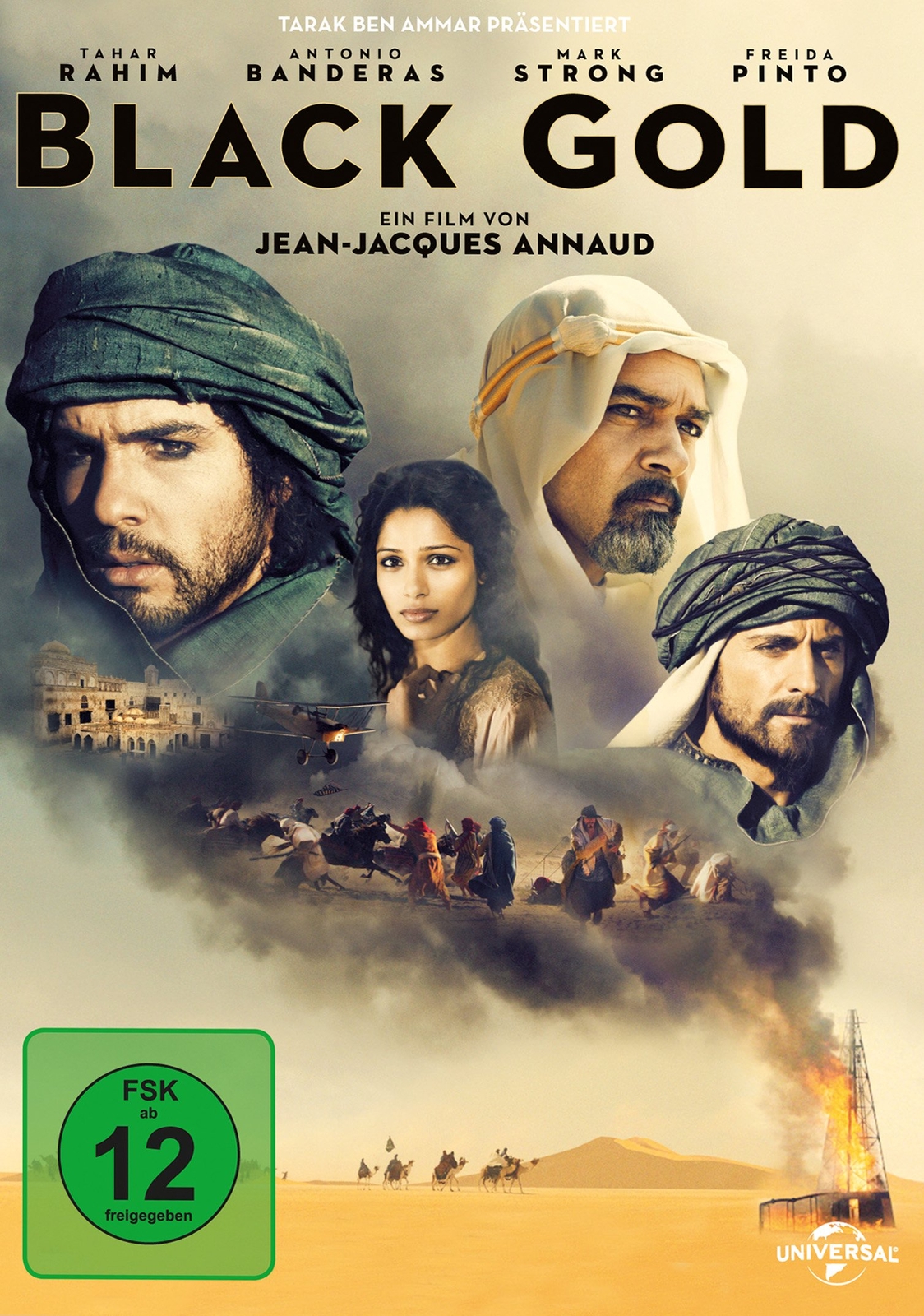 Black Gold (DVD) Tahar Rahim Antonio Banderas Mark Strong Freida Pinto Riz Ahmed